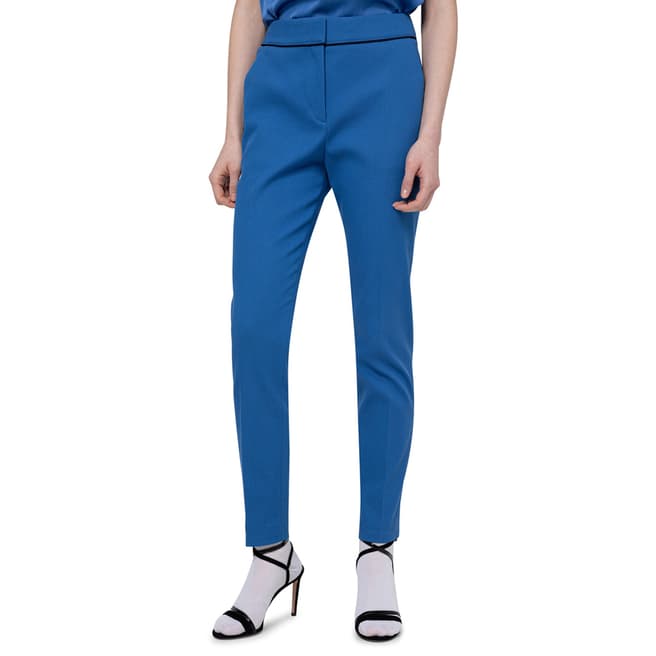 HUGO Blue The Cropped Stretch Suit Trousers 