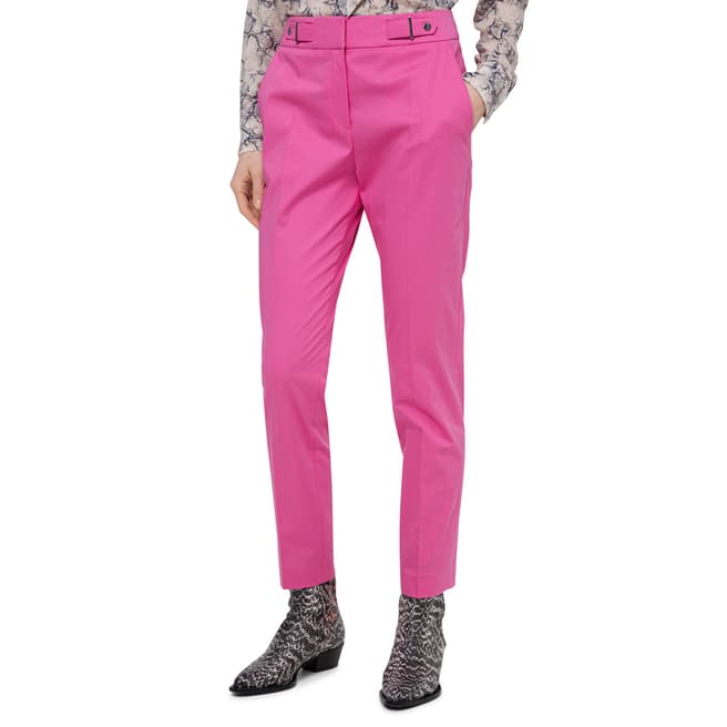 HUGO Pink Haloni Stretch Suit Trousers