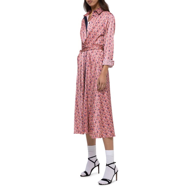 HUGO Pink Print Kosea-1 Dress