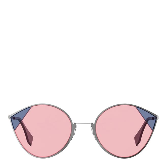 Fendi Women's Silver/Pink Fendi Sunglasses 60mm