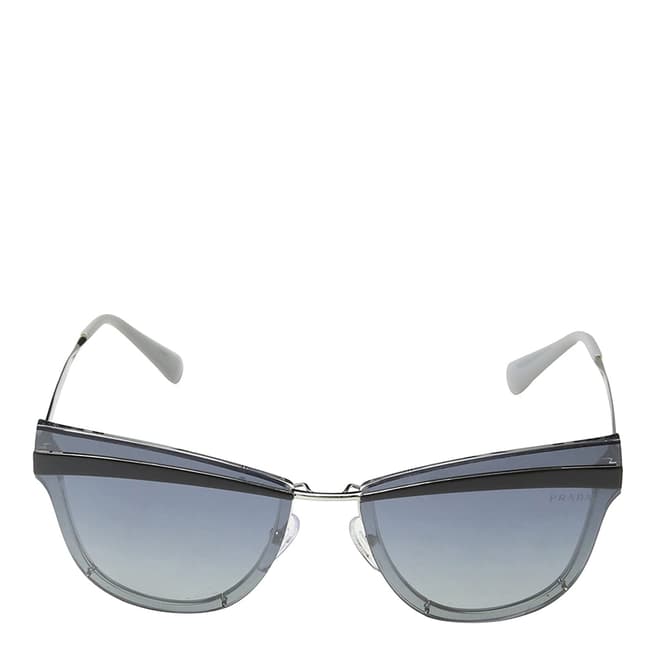 Prada Women's Blue/Grey Prada Sunglasses 65mm