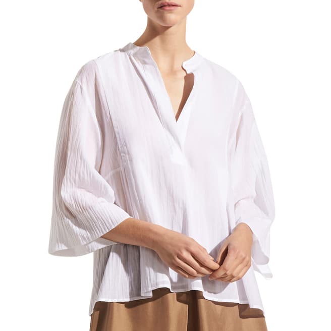 Vince White Relaxed Cotton Shirt