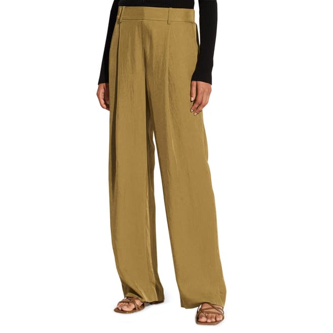 Vince Camel Wide Leg Relaxed Trousers