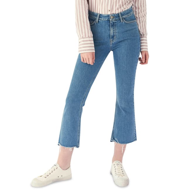 M.i.h Jeans Blue Marty High Flare Stretch Jeans