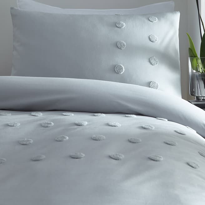 N°· Eleven Ayda Double Duvet Cover Set, Silver