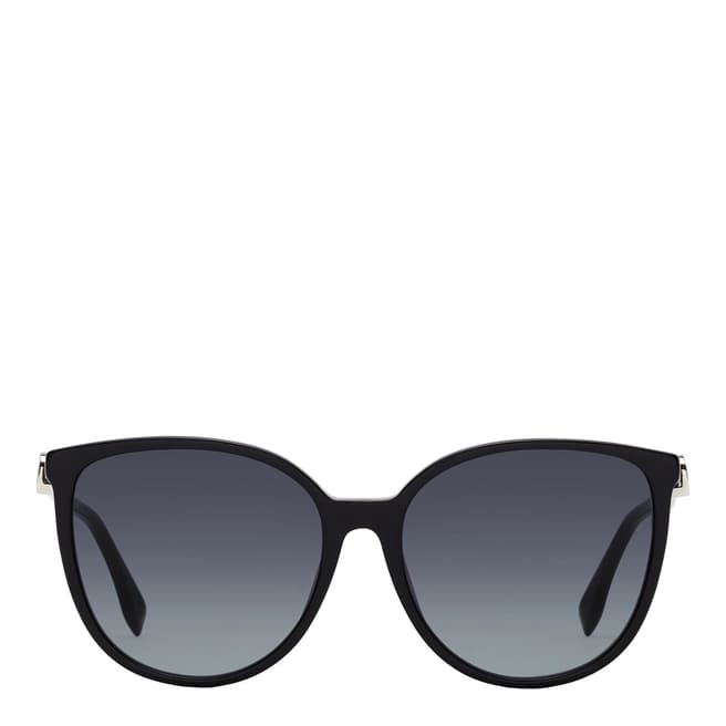 Fendi Women's Black/Grey Fendi Sunglasses 58mm