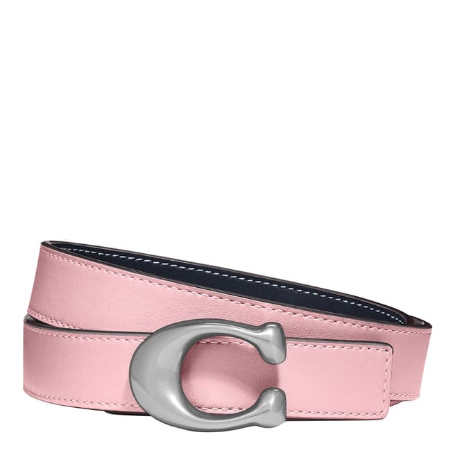 Coach Pink Leather C Belt