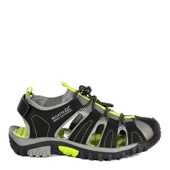 Regatta Black/Lime Green Westshore Sandals