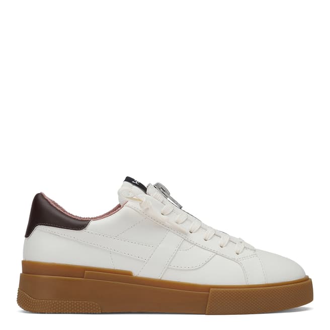 ASH White Leather Sugar Low Top Sneakers