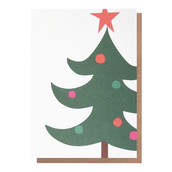 Caroline Gardner 12 Pack Neon Christmas Tree Cards