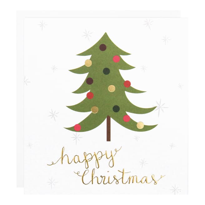 Caroline Gardner 12 Pack Happy Christmas Tree Cards