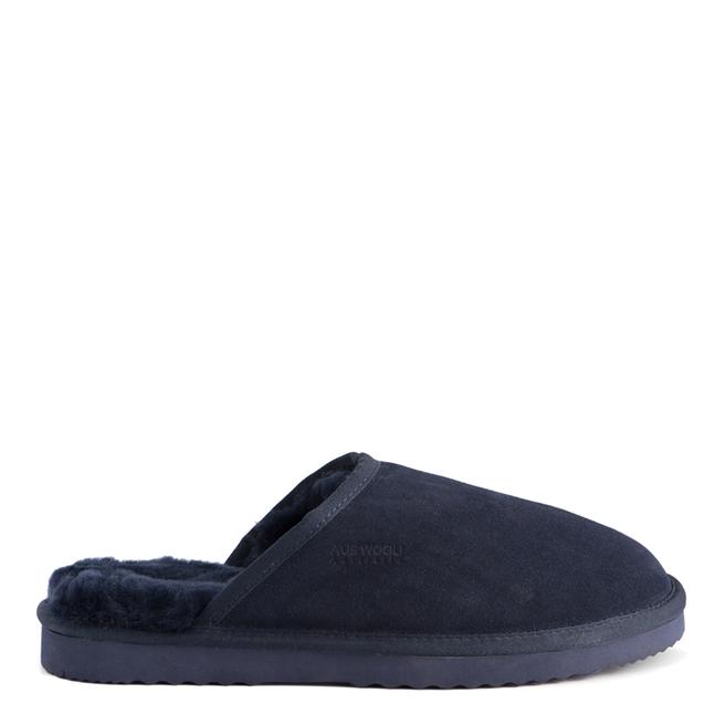 Aus Wooli Unisex Navy Manly Slippers