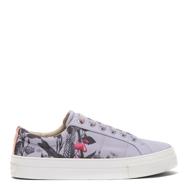Ted Baker Grey Ephie Printed Trainers