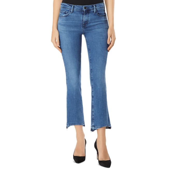 J Brand Blue Selena Mid Rise Crop Boot Jeans