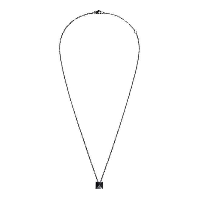 Calvin Klein Black Edge Pendant Necklace