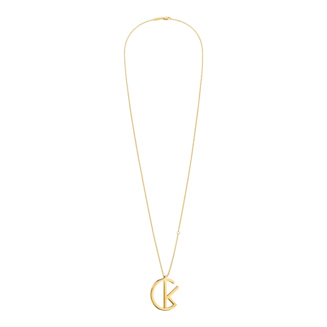Calvin Klein Gold League Long Pendant Necklace