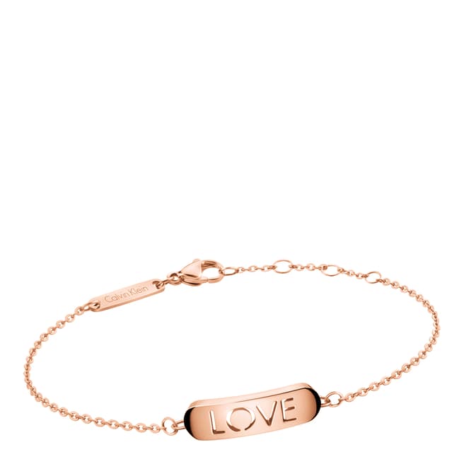 Calvin Klein Rose Gold Love Message Bracelet