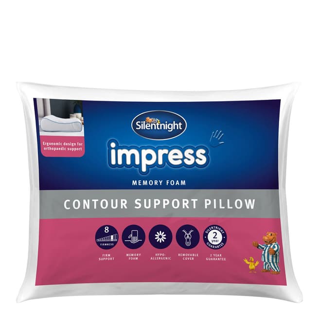 Silentnight Impress Memory Foam Contour Pillow