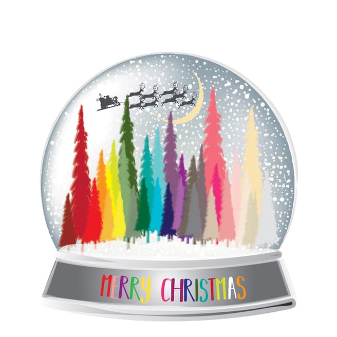 Five Dollar Shake Pack of 12 Snow Globe Christmas Cards