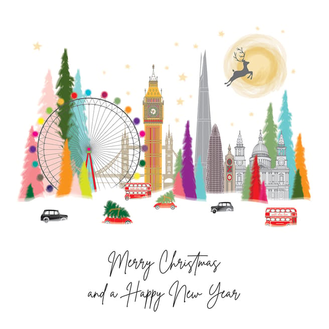 Five Dollar Shake Pack of 12 London Christmas Cards