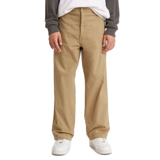 Levi's Beige Loose Stretch Chinos