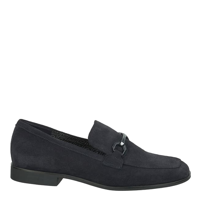 Gant Navy Suede Treesa Moccasin Shoes
