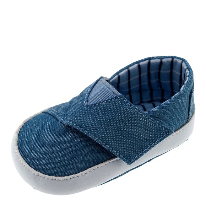 Chicco Light Blue Velcro Shoes