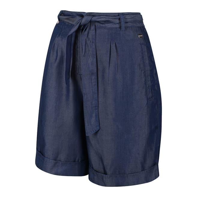 Regatta Chambray Linen Shorts