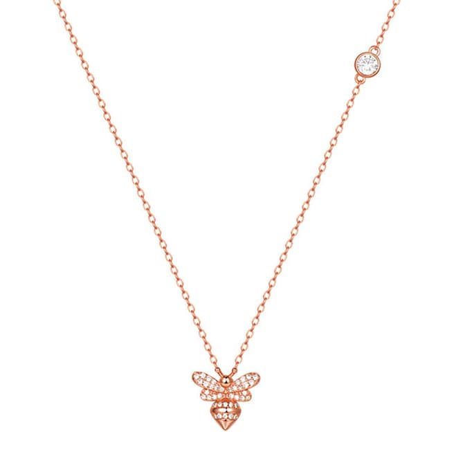 Ma Petite Amie Rose Gold Plated Necklace with Swarovski Crystals