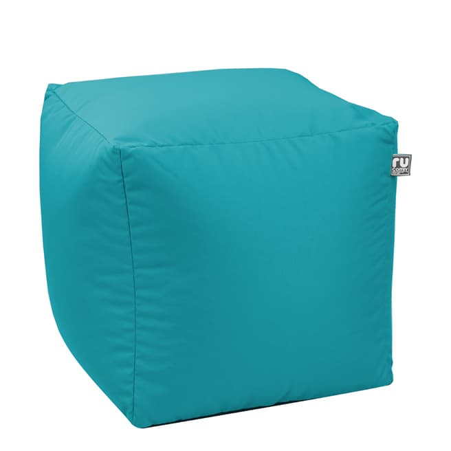 rucomfy Turquoise Bean Bag Cube