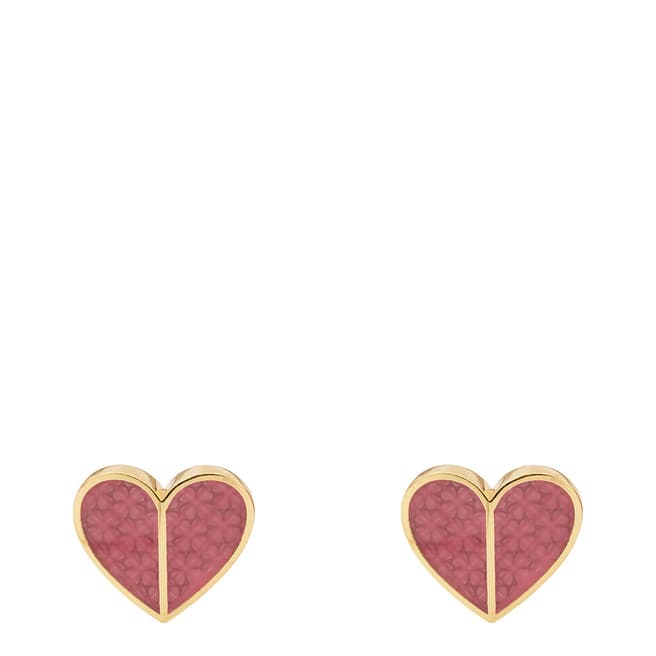 Kate Spade Pink Heritage Spade Statement Stud Earrings