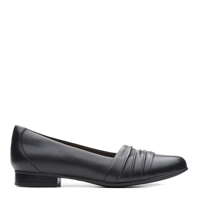 Clarks Black Leather Vibe Shoes