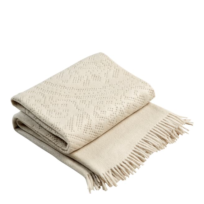 Christy Lace 130x170cm Throw, Linen