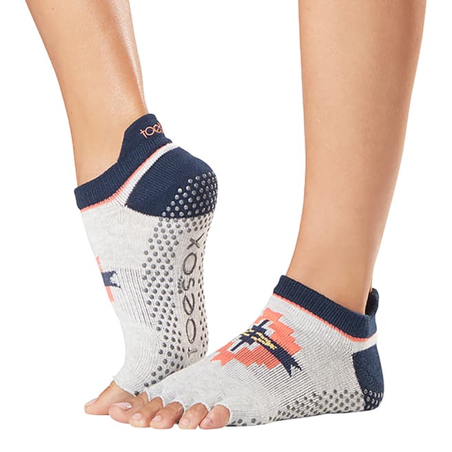 ToeSox Yonder Low Rise Half Toe Grip Socks