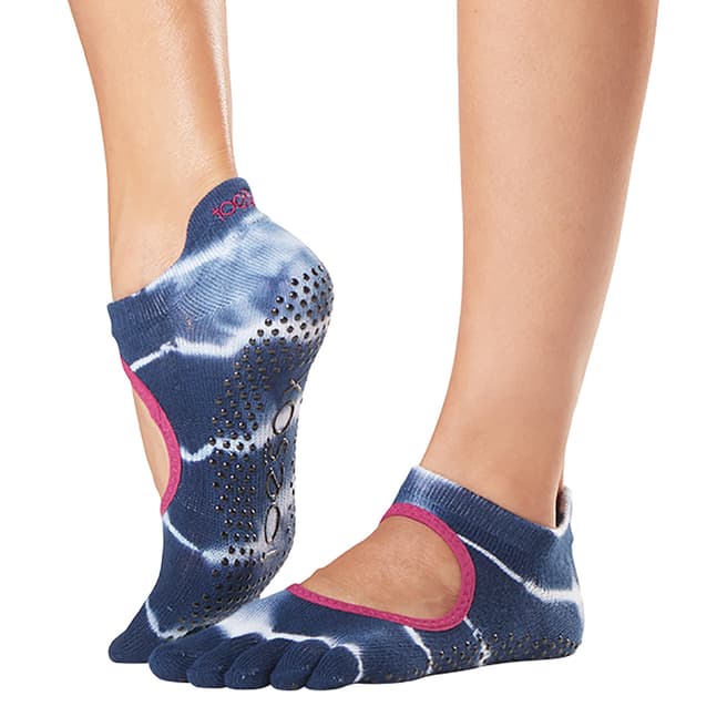ToeSox Cosmic Bellarina Full Toe Grip Socks