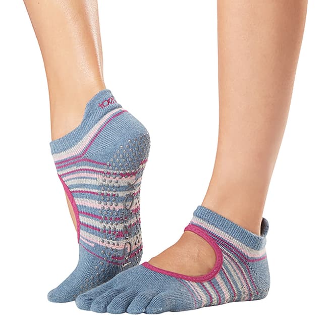 ToeSox Gypsy Bellarina Full Toe Grip Socks