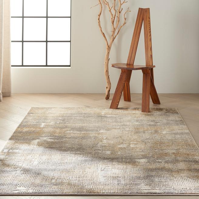 Calvin Klein Rush 183x122cm Rug, Grey/Beige