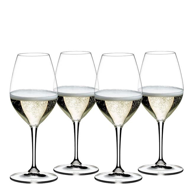 Riedel Set of 4 Vinum Champagne Wine Glasses