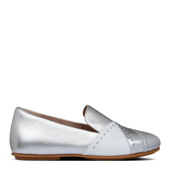 FitFlop Silver Angelina Microstud Loafers