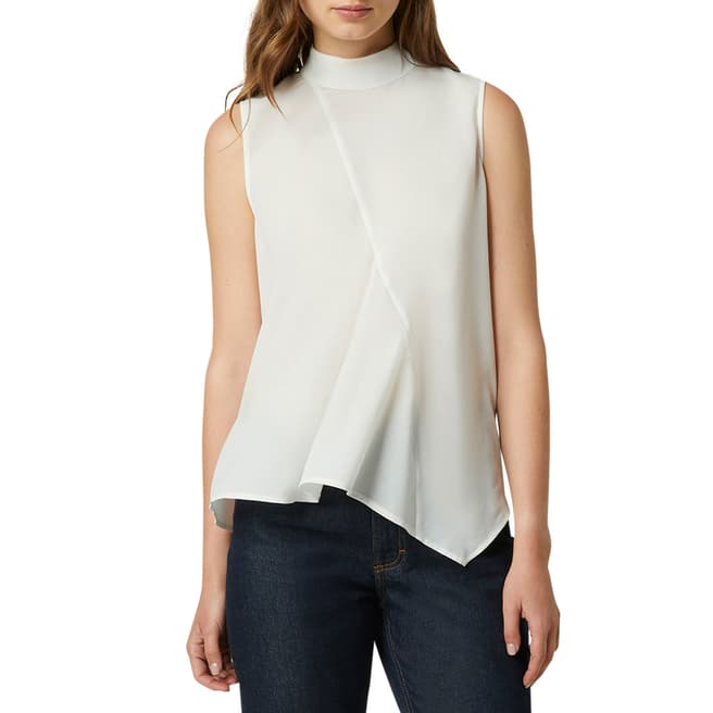 French Connection White Light Sleeveless Top