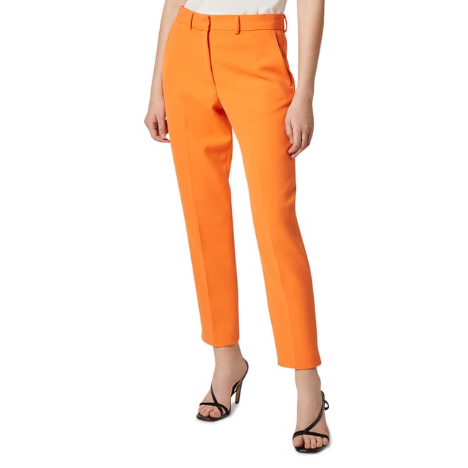 French Connection Orange Tailored Suit Trousers