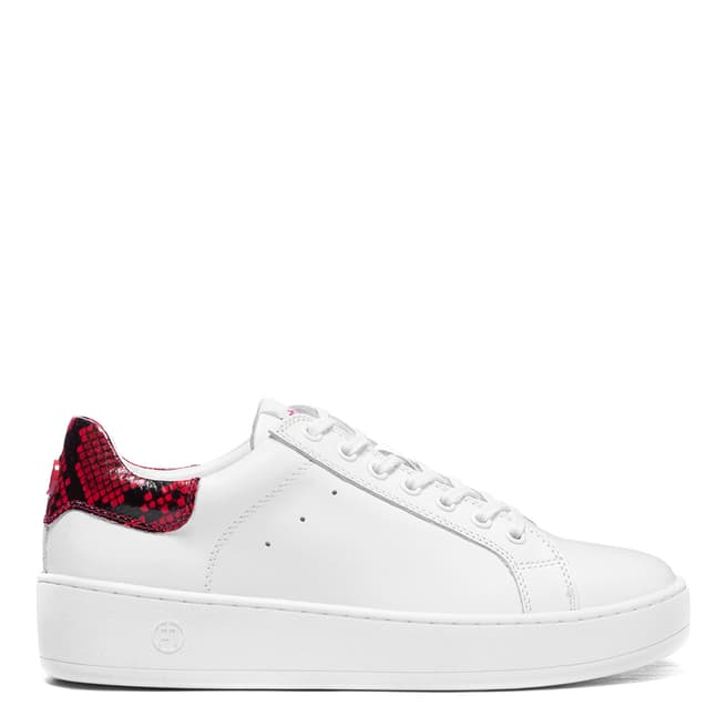 Philip Hog White/Red Leather Lova Trainers