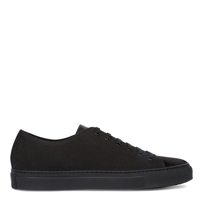 PAUL SMITH Black Canvas Sotto Trainers