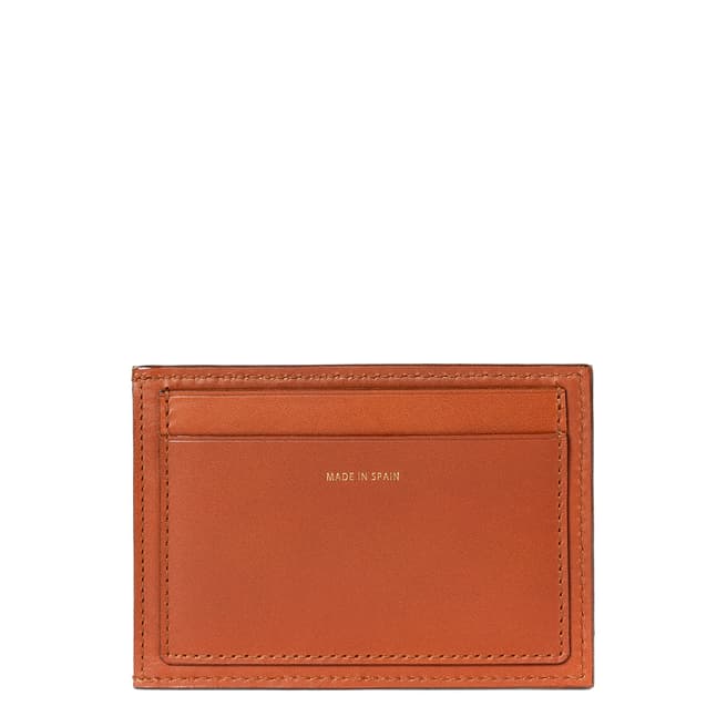PAUL SMITH Tan Leather Layered Card Case