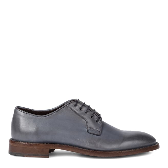 PAUL SMITH Blue Leather Chester Derby Shoes