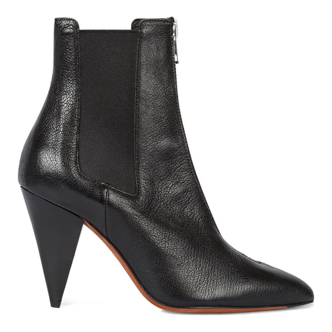 PAUL SMITH Black Leather Siouxsie Heel Boots