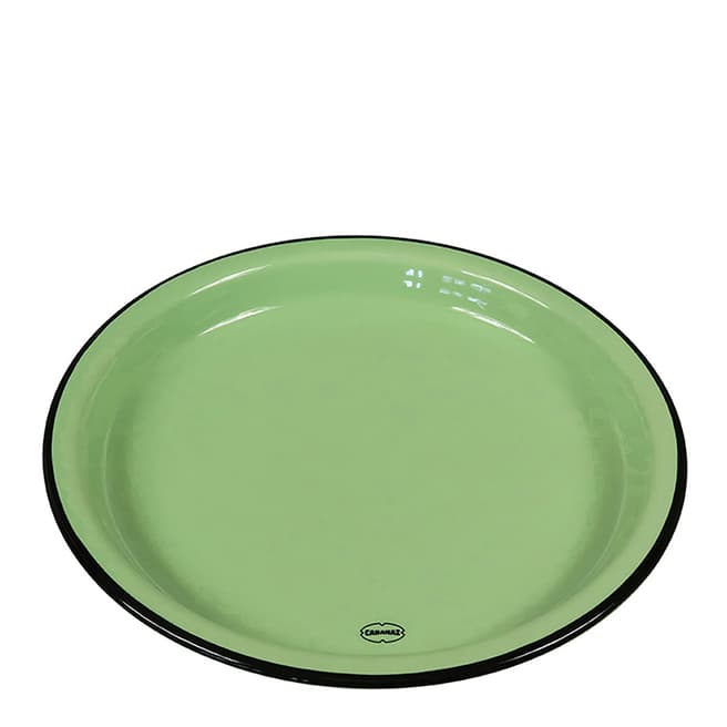 Cabanaz Set of 4 Medium Green Plates, 22cm
