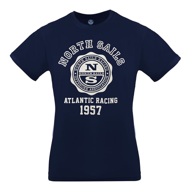 NORTH SAILS Navy Graphic Logo T-Shirt
