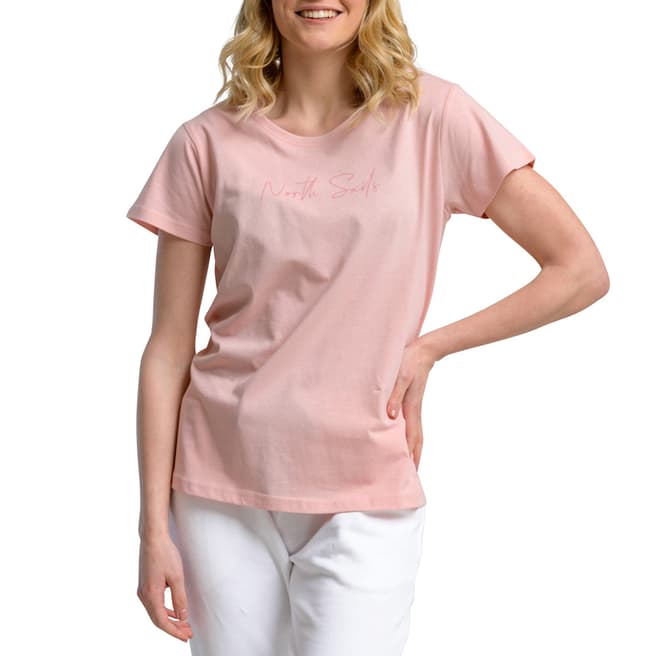 NORTH SAILS Pink Graphic Cotton T-Shirt
