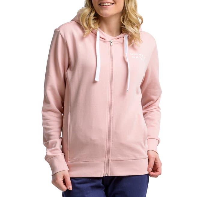 NORTH SAILS Pink Hooded Cotton Sweatshirt